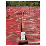 Six-Tine Metal Pitchfork with D-Grip Handle