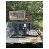Assorted Animal Enclosures and Pet Crates