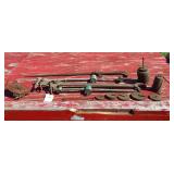 Collection of Steelyard Scales and Cast Iron Weights