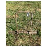 Metal Hand-Operated Landscape Rake