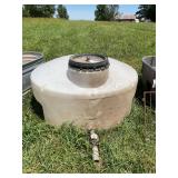 Polyethylene Low-Profile Liquid Storage Tank with Valve