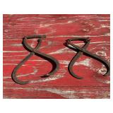 Pair of Iron Ice Tongs