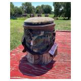 Camo Bucket Seat with Storage Organizer