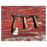 Assorted Hand Hatchets and Hammers, Set of Three