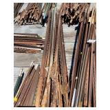 Assorted Steel T-Posts, (25)