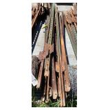 Collection of Steel T-Post, (25)