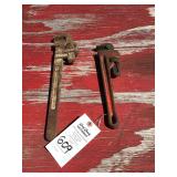Set of Two Pipe Wrenches