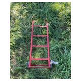 Red Metal Two-Wheel Hand Truck