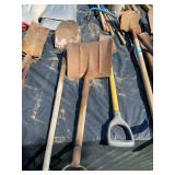 Assorted Hand Shovels and Spades