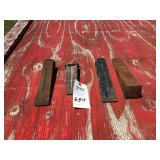 Set of Four Metal Splitting Wedges