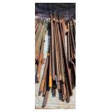 Assorted Metal T-Posts for Fencing, (25)