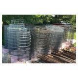 Assorted Rolls of Woven Wire Fencing, (wire only, no posts)