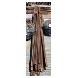 Steel T-Post Fence Stakes, (25)