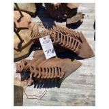 Assorted Metal Cultivator Sweeps and Shovels