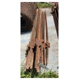 Assorted Steel T-Posts, (25)