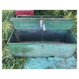 Green Metal 5-Bushel Storage Bin