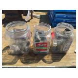 Assorted Hydraulic Quick Connect Couplers in Plastic Containers