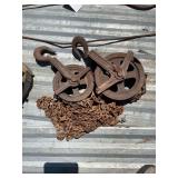 Blue Boy Hoist Pulley Blocks with Chain