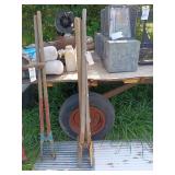 Set of Two Manual Post Hole Diggers
