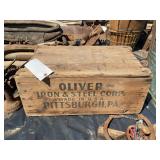 Oliver Iron & Steel Corp. Wooden Shipping Crate