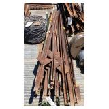 Assorted Steel Fence Posts, (25)