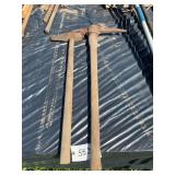 Pair of Handheld Digging Tools with Wooden Handles