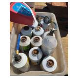 Pittsburgh Air Operated Vacuum Pump and Assorted R-134a Refrigerant Cans
