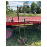 Set of Two Manual Post Hole Diggers