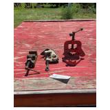 Assorted Metal Vises and Clamping Tools, Set of 3