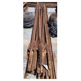 Assorted Steel T-Posts, (25)