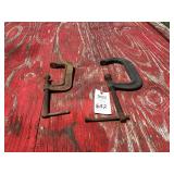 Set of Two Metal C-Clamps