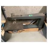 Cast Iron Scroll Saw with Work Table and Drive Wheel