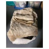 Assorted Faux Fur Fabric Yardage and Scraps Lot