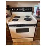 Hotpoint Electric Range with Self-Cleaning Oven and Four Burner Cooktop