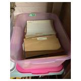 Large Collection of Easyriders Magazines in Plastic Storage Bin