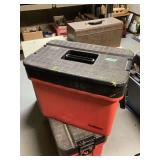 All American Heavy Duty Plastic Tool Box with Removable Tray