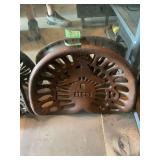 Cast Iron Implement Seat Marked 1847