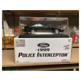 Classic Metal Works 1/24 Scale 1999 Ford Police Interceptor Diecast Model Black
