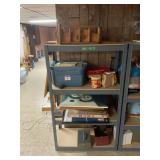 Assorted Household Decor and Game Lot with Shelf Contents 433