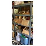 Rack Contents 666 Assorted Holiday Decor and Storage Boxes