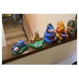 Winnie the Pooh and Friends Figurine and Clock Collection