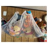 Winnie the Pooh and Friends Stuffed Animals in Hanging Storage Net