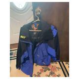 Obermeyer Blue and Black Ski Jacket Size Large