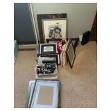 Assorted Picture Frames and Framed Art Lot
