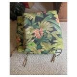 Tropical Leaf and Floral Pattern Outdoor Furniture Cushions Set