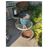 Assorted Planters and Hanging Basket Lot
