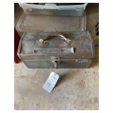Metal Tool Box with Power Tool and Accessories Lot