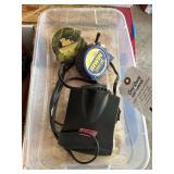 Lot of Coleman Air Pump and Two 25-Foot Tape Measures