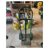 Green Metal Two-Wheel Hand Truck