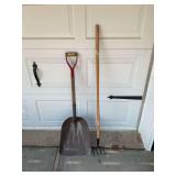 D-Handle Shovel and Garden Fork Lot